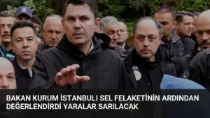 Bakan Kurum İstanbulı Sel Felaketinin Ardından Değerlendirdi Yaralar Sarılacak