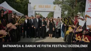 Batman'da 4. Danuk ve Fıstık Festivali Düzenlendi