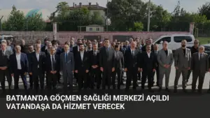 Batman’da Göçmen Sağlığı Merkezi Açıldı Vatandaşa da Hizmet Verecek