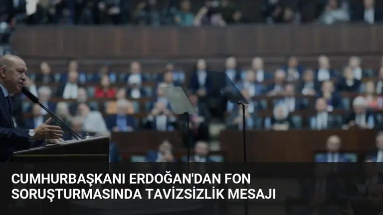 Cumhurbaşkanı Erdoğan’dan Fon Soruşturmasında Tavizsizlik Mesajı