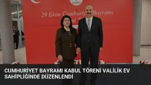Cumhuriyet Bayramı Kabul Töreni Valilik Ev Sahipliğinde Düzenlendi