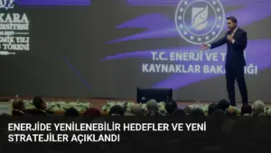 Enerjide Yenilenebilir Hedefler ve Yeni Stratejiler Açıklandı