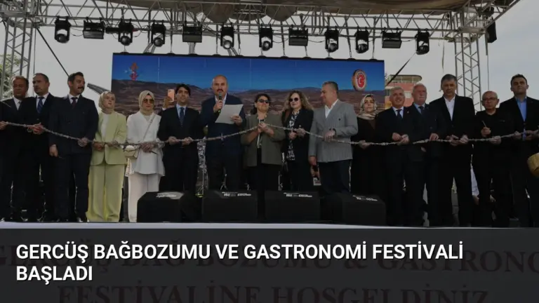 Gercüş Bağbozumu ve Gastronomi Festivali Başladı