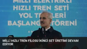 Milli Hızlı Tren Filosu İkinci Set Üretimi Devam Ediyor