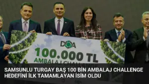 Samsunlu Turgay Baş 100 Bin Ambalaj Challenge Hedefini İlk Tamamlayan İsim Oldu