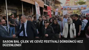 Sason Bal Çilek ve Ceviz Festivali Dördüncü Kez Düzenlendi