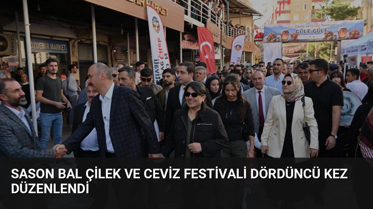 Sason Bal Çilek ve Ceviz Festivali Dördüncü Kez Düzenlendi